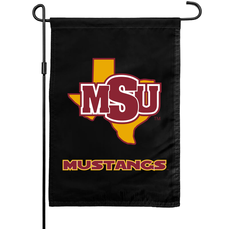 Midwestern State University Mustangs Officially Licensed 14" x 17.75" Polyester Garden Flag