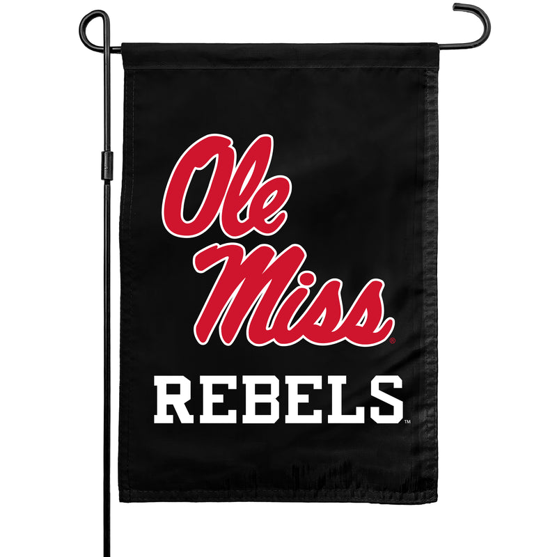 Mississippi Rebels "Ole Miss" Officially Licensed 14" x 17.75" Polyester Garden Flag