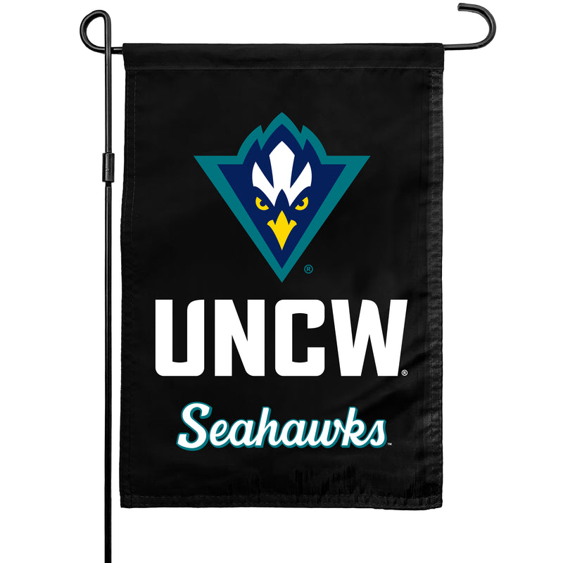 North Carolina Wilmington Seahawks Officially Licensed 14" x 17.75" Polyester Garden Flag