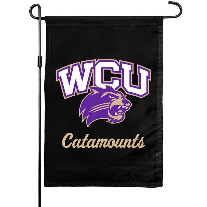 Western Carolina University Officially Licensed 14" x 17.75" Polyester Garden Flag