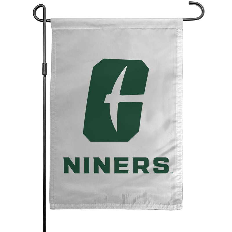 North Carolina Charlotte Forty-Niners Officially Licensed Small Polyester Garden Flag – 11" x 16"