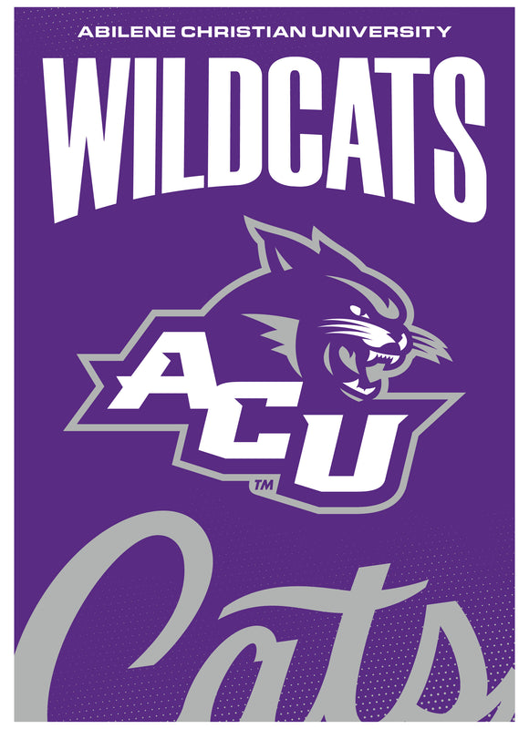 Abilene Christian University Vintage Collegiate Poster – Officially Licensed College Wall Art