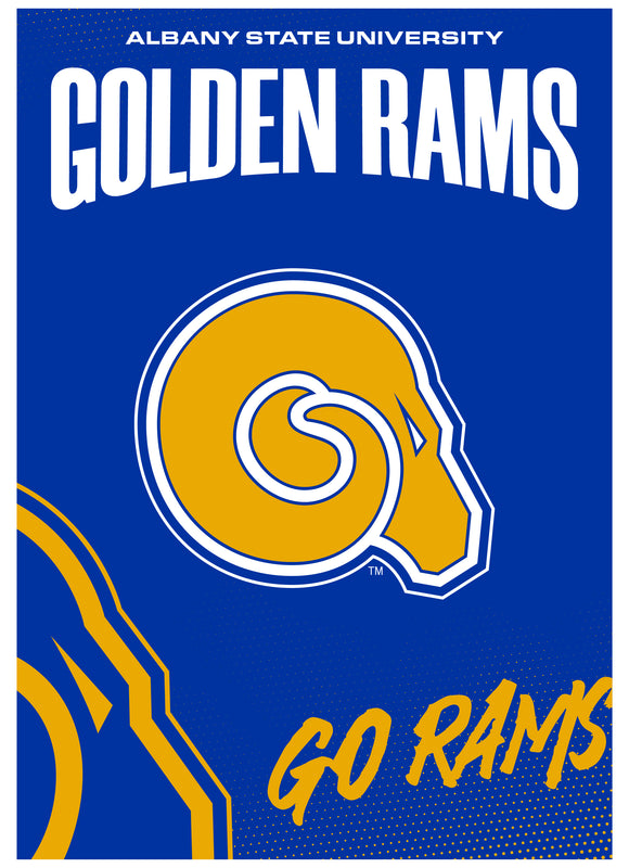 Albany State University Vintage Collegiate Poster – Officially Licensed College Wall Art