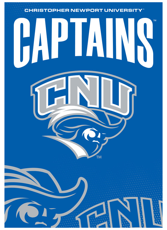 Christopher Newport Captains Vintage Collegiate Poster – Officially Licensed College Wall Art