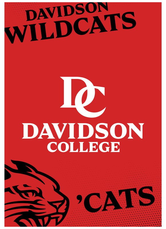 Davidson College Vintage Collegiate Poster – Officially Licensed College Wall Art