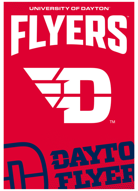 Dayton Flyers Vintage Collegiate Poster – Officially Licensed College Wall Art