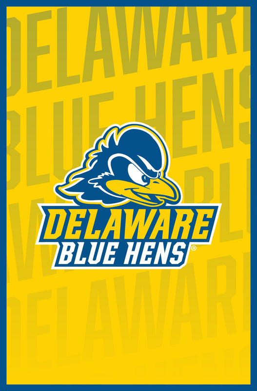 Delaware Blue Hens Vintage College Poster Officially Licensed Collegiate Product 8 x 10-Inches