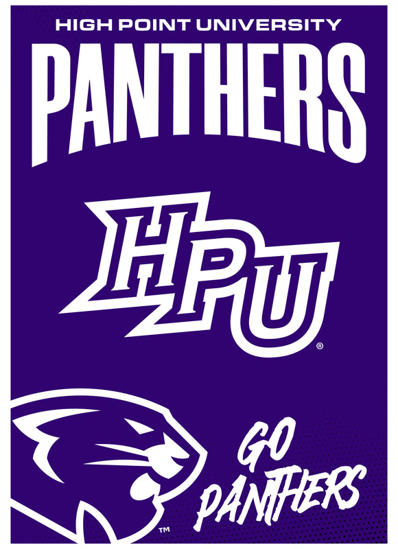 High Point University Vintage Collegiate Poster – Officially Licensed College Wall Art