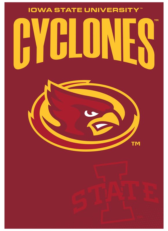 Iowa State Cyclones Vintage Collegiate Poster – Officially Licensed College Wall Art