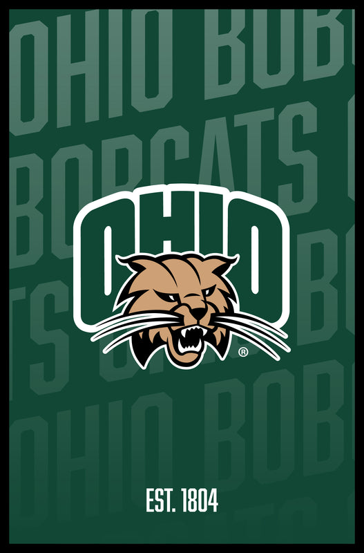 Ohio University Vintage College Poster Officially Licensed Collegiate Product 8 x 10-Inches