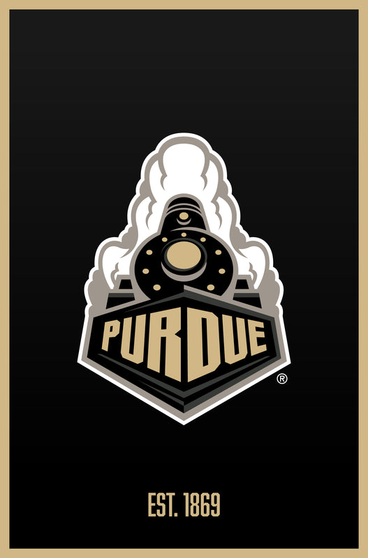 Purdue Boilermakers Vintage College Poster Officially Licensed Collegiate Product 11 x 17-Inches