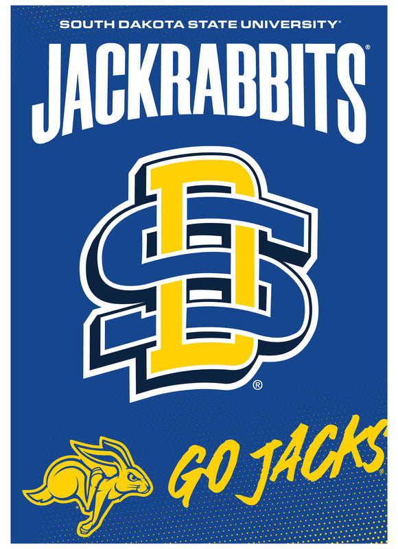 South Dakota State Jackrabbits Vintage Collegiate Poster – Officially Licensed College Wall Art