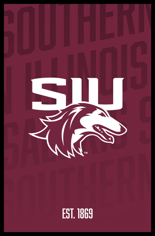 Southern Illinois Salukis Vintage College Poster Officially Licensed Collegiate Product 8 x 10-Inches