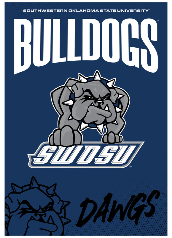 Southwestern Oklahoma State University Vintage Collegiate Poster – Officially Licensed College Wall Art