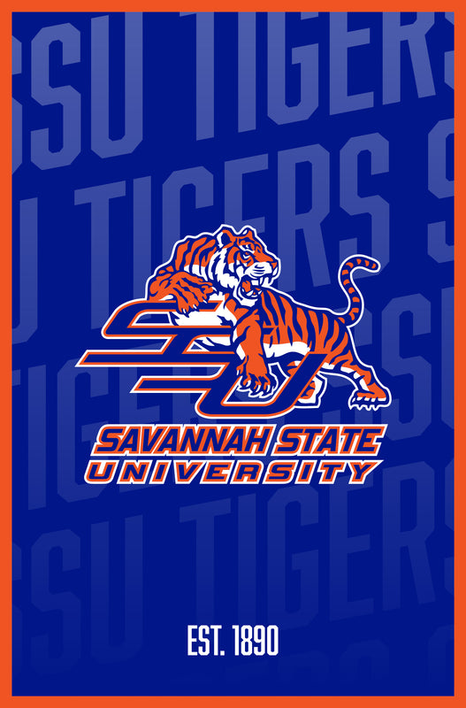 Savannah State University Vintage College Poster Officially Licensed Collegiate Product 11 x 14-Inches