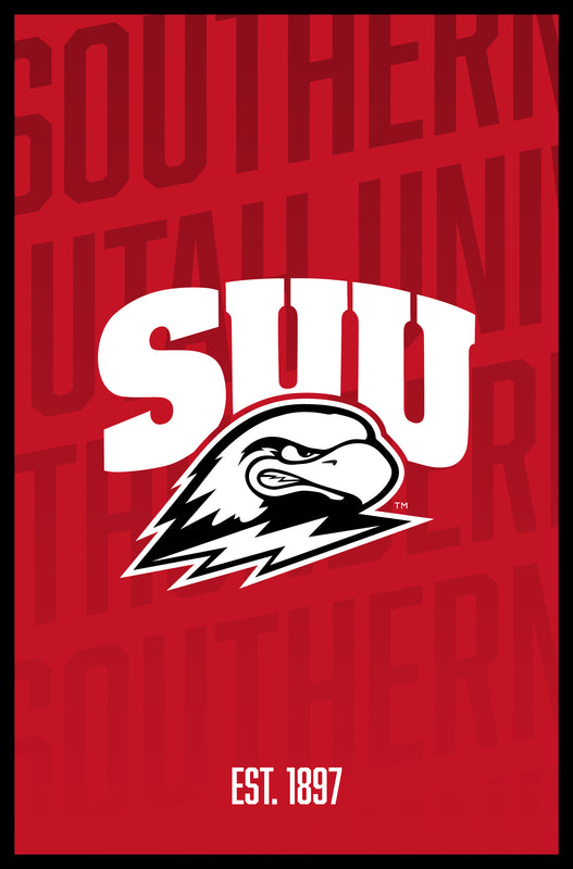 Southern Utah University Vintage College Poster Officially Licensed Collegiate Product 8 x 10-Inches