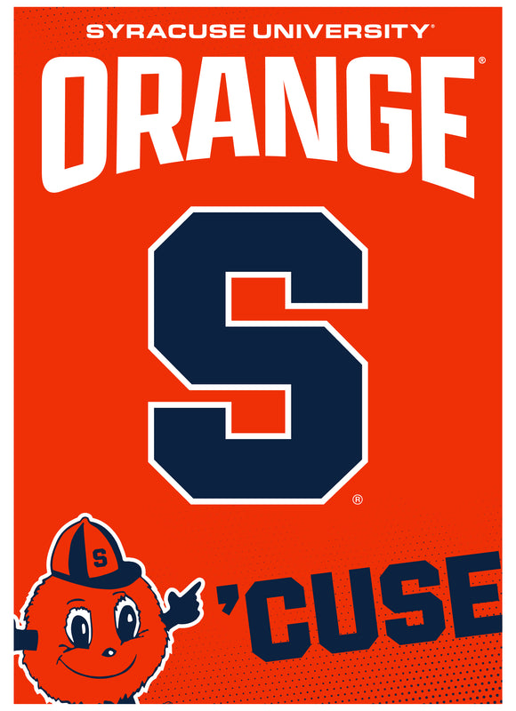 Syracuse Orange Vintage Collegiate Poster – Officially Licensed College Wall Art