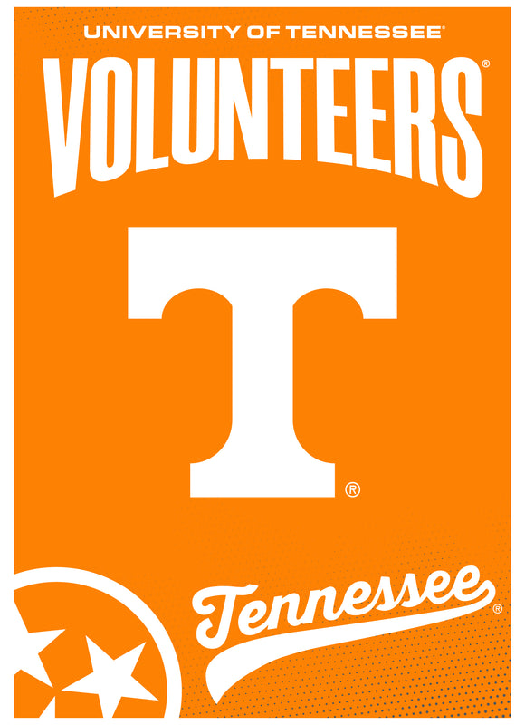 Tennessee Knoxville Volunteers Vintage Collegiate Poster – Officially Licensed College Wall Art