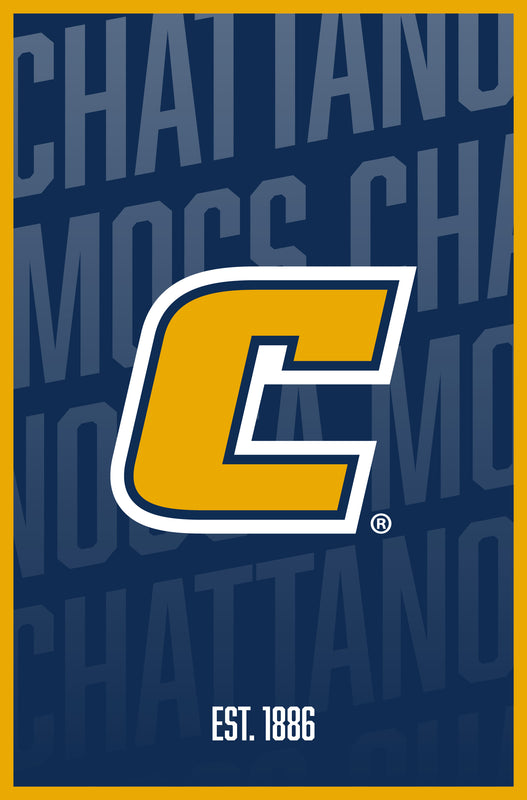 University of Tennessee at Chattanooga Vintage College Poster Officially Licensed Collegiate Product 16 x 24-Inches