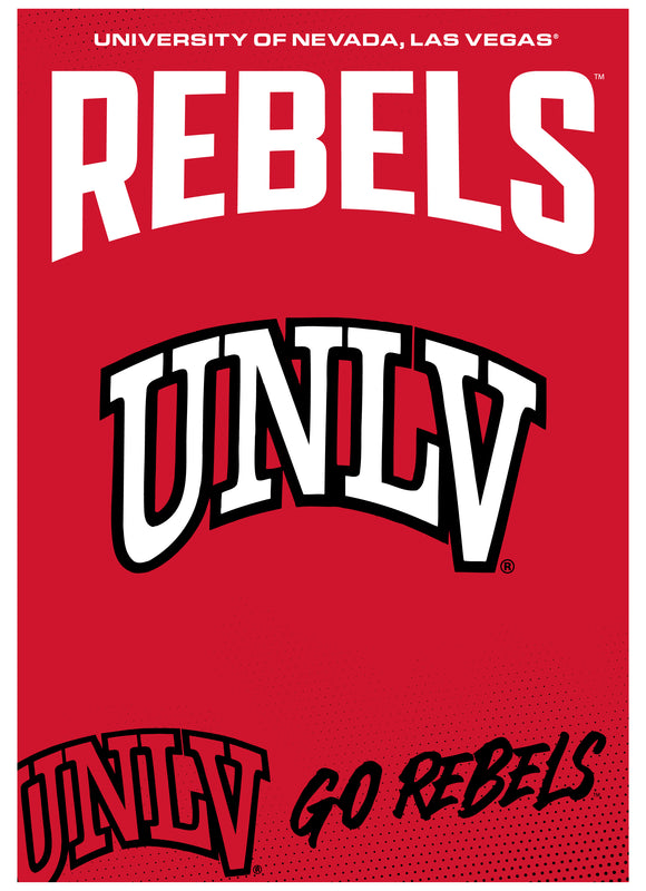 UNLV Rebels Vintage Collegiate Poster – Officially Licensed College Wall Art