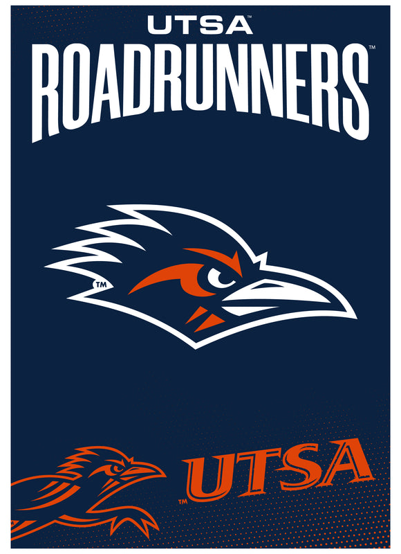 UTSA Roadrunners Vintage Collegiate Poster – Officially Licensed College Wall Art