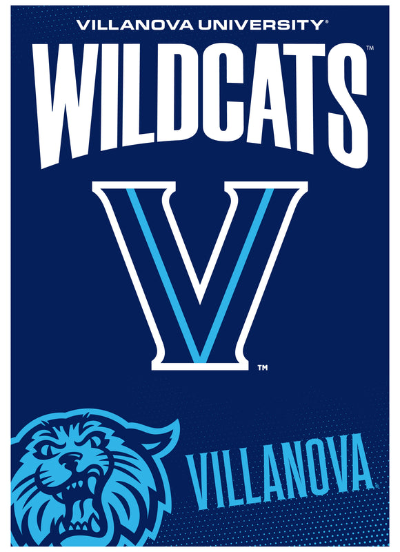 Villanova Wildcats Vintage Collegiate Poster – Officially Licensed College Wall Art