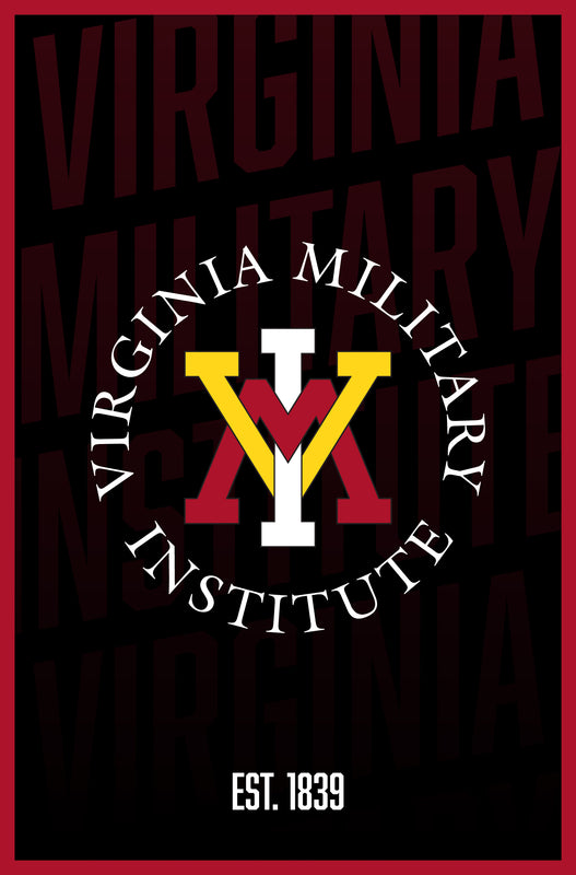 VMI Keydets Vintage College Poster Officially Licensed Collegiate Product 11 x 14-Inches