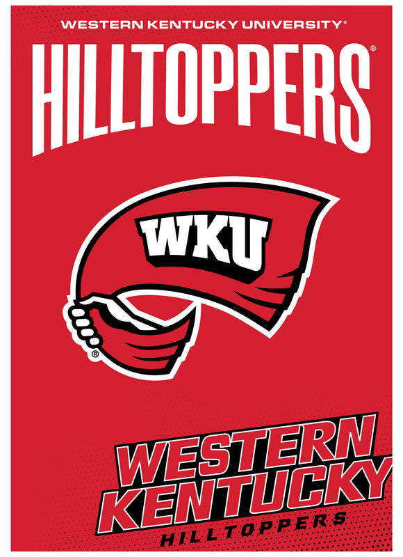 Western Kentucky Hilltoppers Vintage Collegiate Poster – Officially Licensed College Wall Art