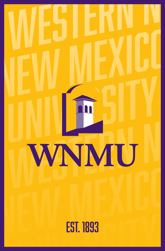 Western New Mexico University Vintage College Poster Officially Licensed Collegiate Product 11 x 14-Inches