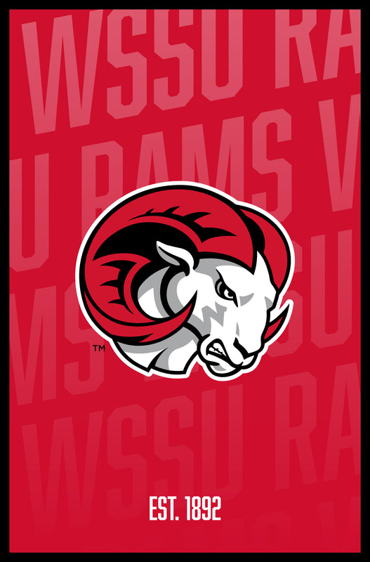 Winston-Salem State Vintage College Poster Officially Licensed Collegiate Product 11 x 17-Inches