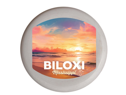 Biloxi Mississippi Design B Souvenir Frisbee Flying Disc 4-Pack