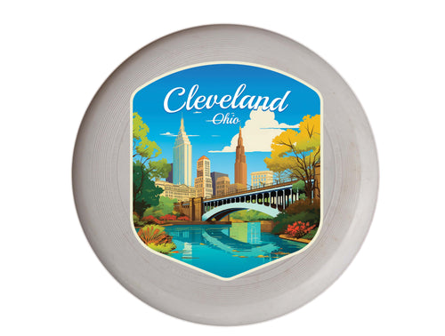 Cleveland Ohio Design B Souvenir Frisbee Flying Disc 2-Pack
