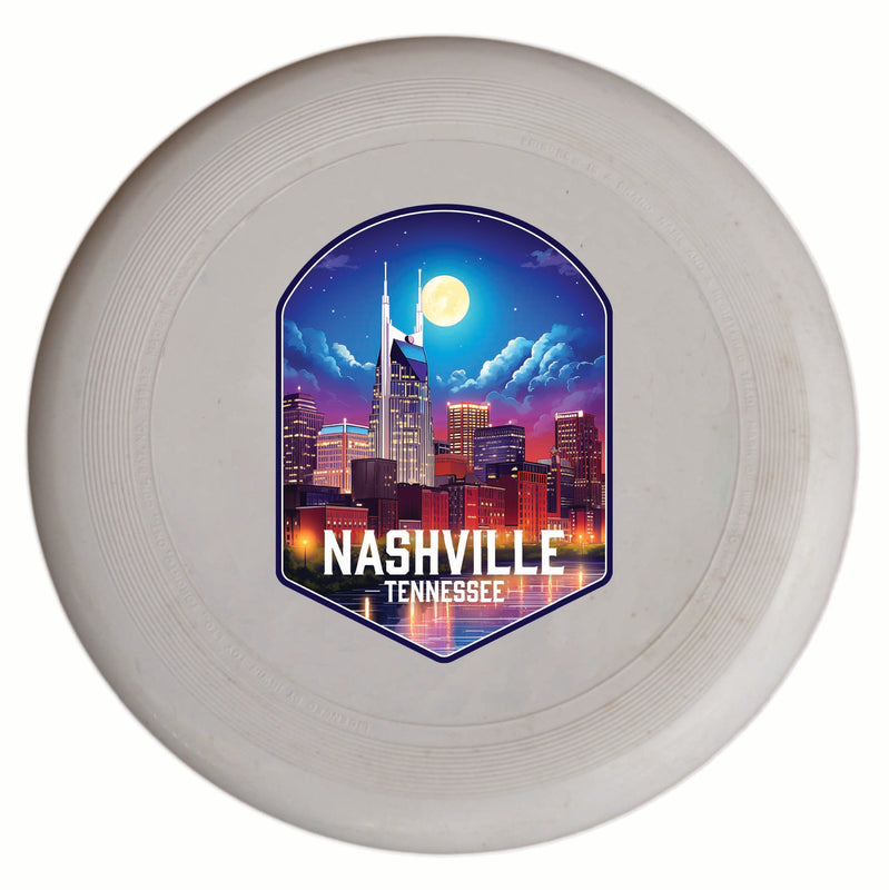 Nashville Tennessee Design D Souvenir Frisbee Flying Disc Single
