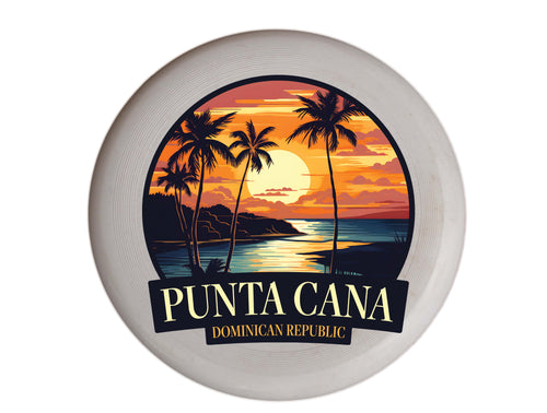 Punta Cana Dominican Republic Design E Souvenir Frisbee Flying Disc Single