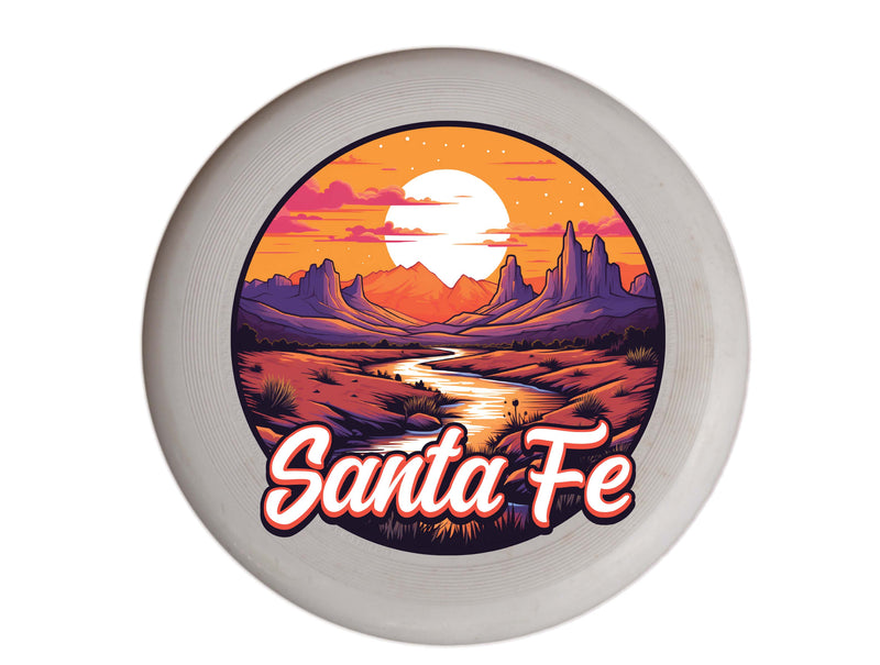 Santa Fe New Mexico Design B Souvenir Frisbee Flying Disc 2-Pack