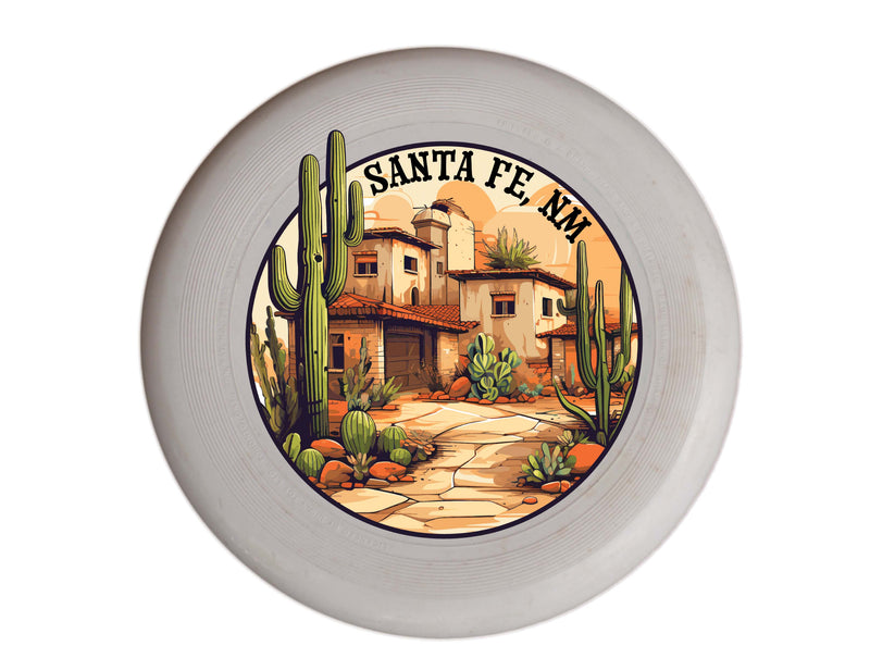 Santa Fe New Mexico Design D Souvenir Frisbee Flying Disc 4-Pack