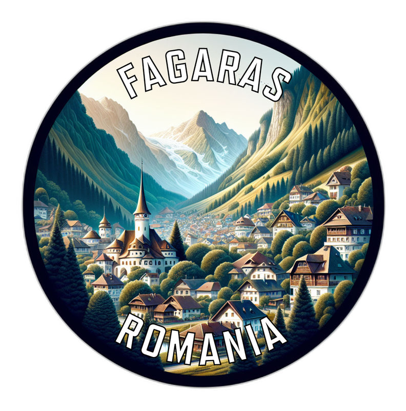 Fagaras Romania Souvenir Vinyl Decal Sticker 6-Inch