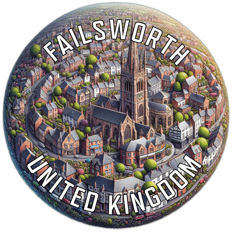 Failsworth United Kingdom Souvenir Vinyl Decal Sticker 6-Inch