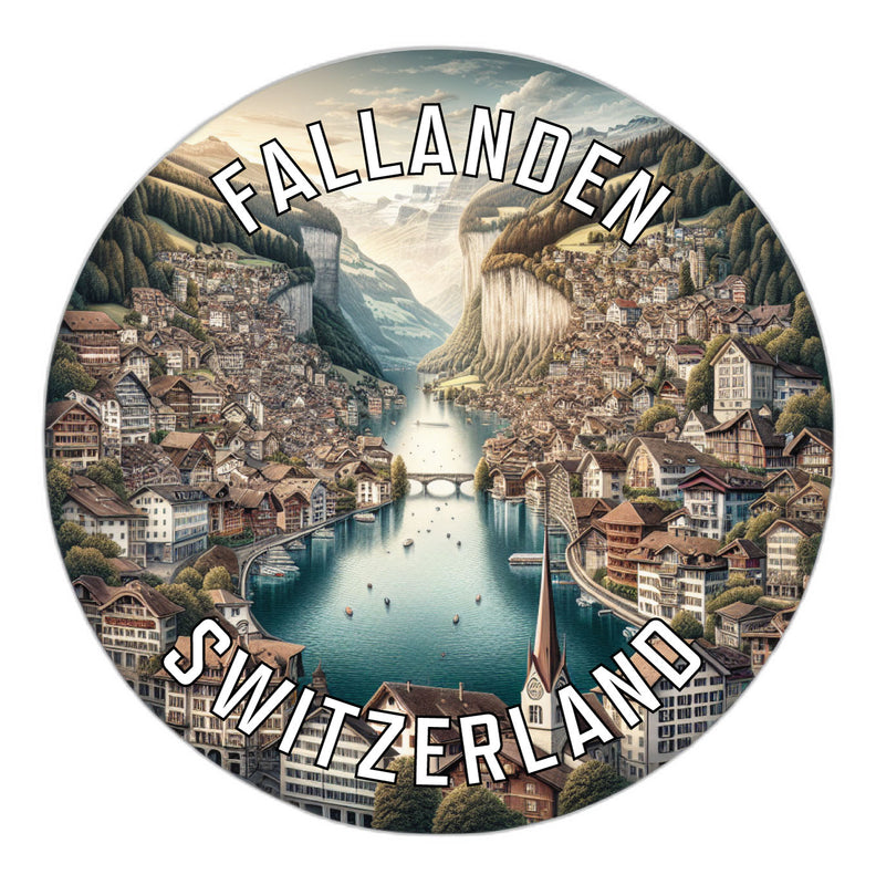 Fallanden Switzerland Souvenir Vinyl Decal Sticker 6-Inch