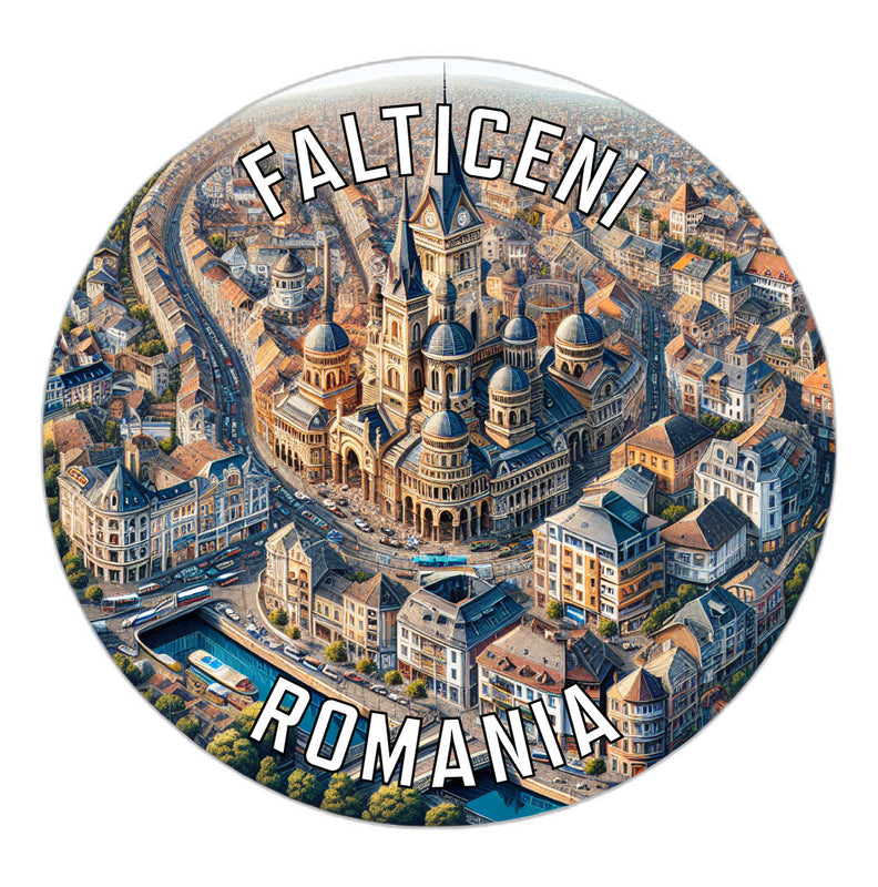 Falticeni Romania Souvenir Vinyl Decal Sticker 6-Inch