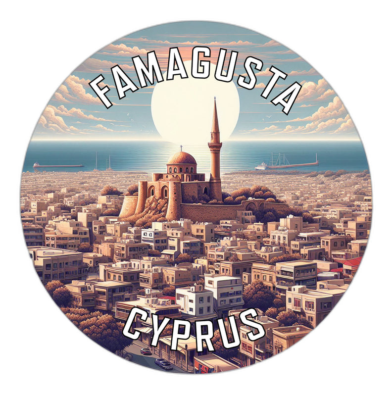 Famagusta Cyprus Souvenir Vinyl Decal Sticker 2-Inch