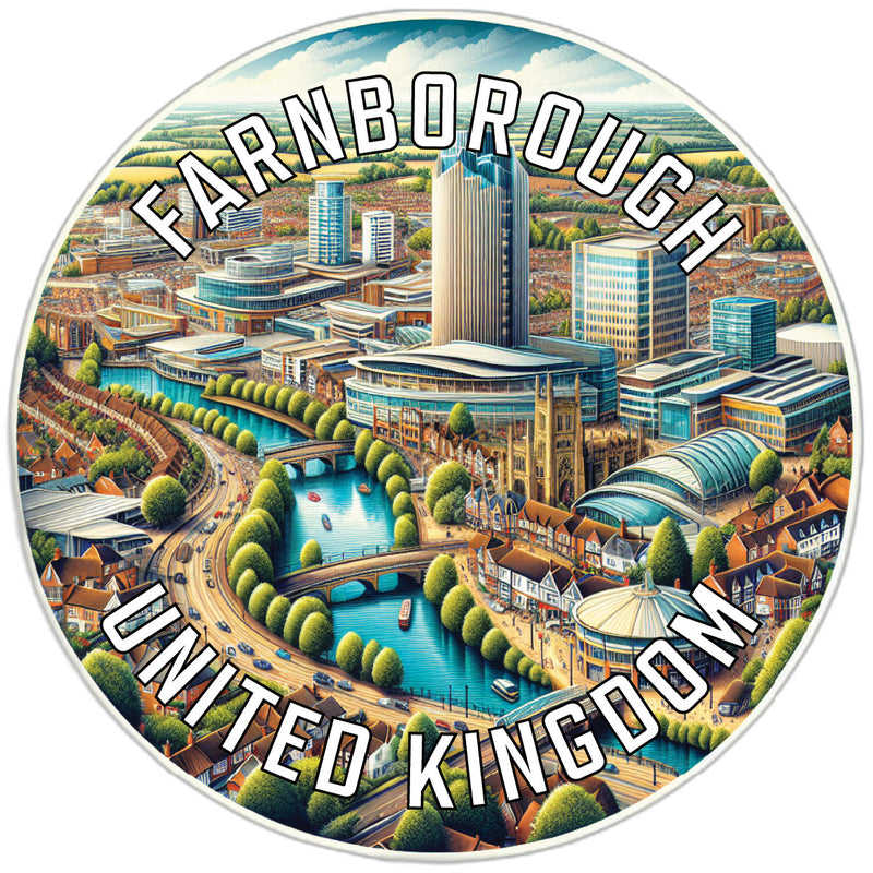 Farnborough United Kingdom Souvenir Vinyl Decal Sticker 2-Inch
