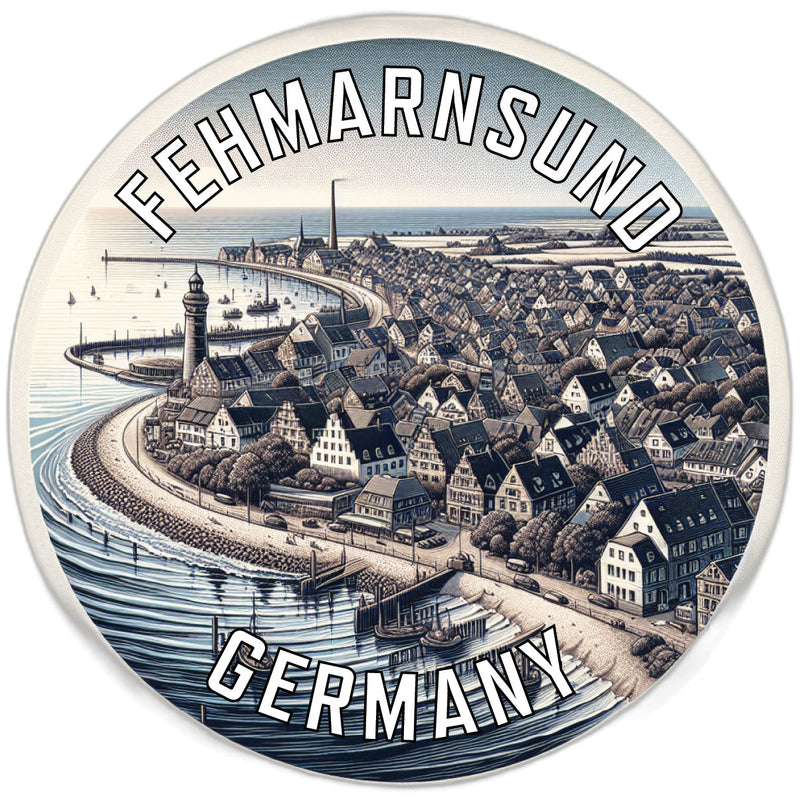 Fehmarnsund Germany Souvenir Vinyl Decal Sticker 2-Inch