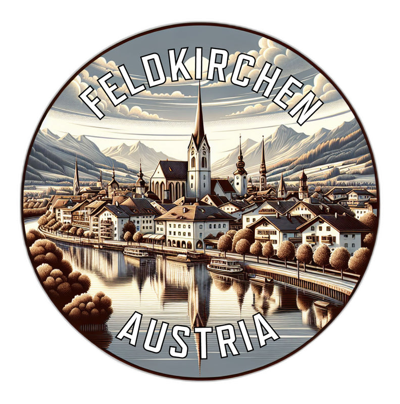 Feldkirchen Austria Souvenir Vinyl Decal Sticker 6-Inch