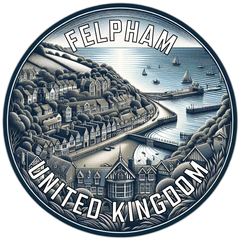 Felpham United Kingdom Souvenir Vinyl Decal Sticker 2-Inch