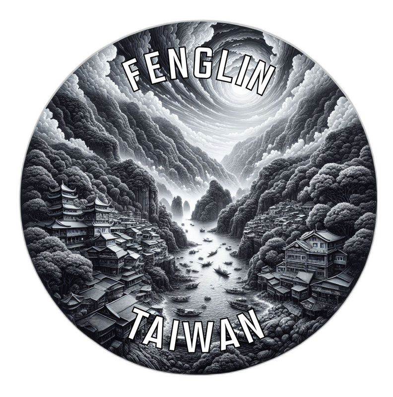 Fenglin Taiwan Souvenir Vinyl Decal Sticker 2-Inch