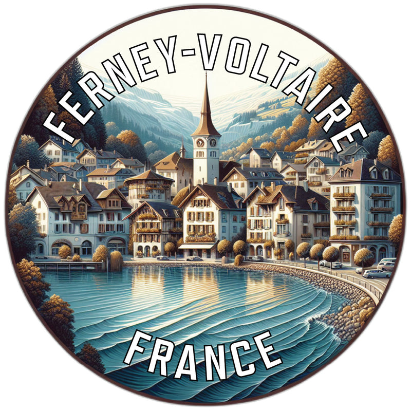 Ferney Voltaire France Souvenir Vinyl Decal Sticker 2-Inch