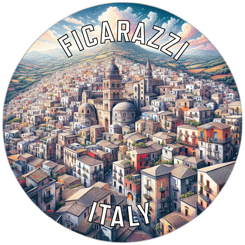 Ficarazzi Italy Souvenir Vinyl Decal Sticker 2-Inch