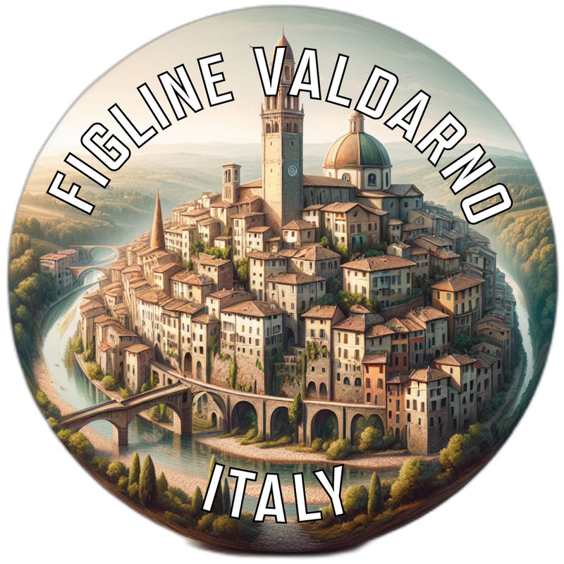 Figline Valdarno Italy Souvenir Vinyl Decal Sticker 2-Inch
