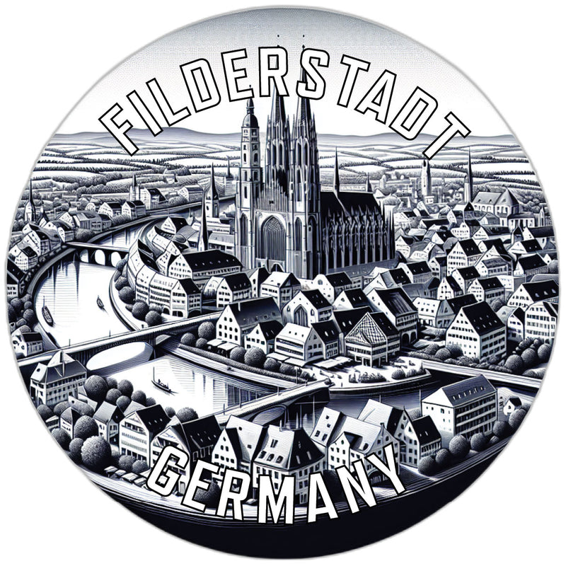 Filderstadt Germany Souvenir Vinyl Decal Sticker 6-Inch